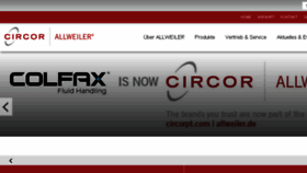 What Allweiler.de website looked like in 2018 (7 years ago)