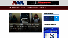 What Amazonasnoticias.com.br website looked like in 2018 (6 years ago)