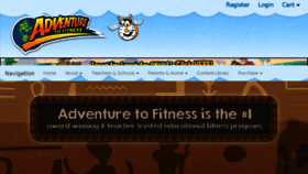 What Adventuretofitness.com website looked like in 2018 (5 years ago)