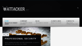 What Attacker.net website looked like in 2018 (6 years ago)
