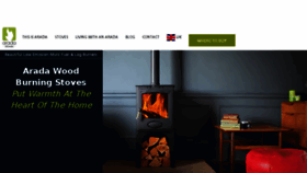 What Aradastoves.com website looked like in 2018 (6 years ago)