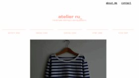 What Atelierru.com website looked like in 2018 (6 years ago)