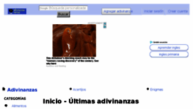 What Adivinanzascortas.net website looked like in 2018 (6 years ago)