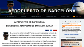 What Aeropuertobarcelona-elprat.com website looked like in 2018 (5 years ago)