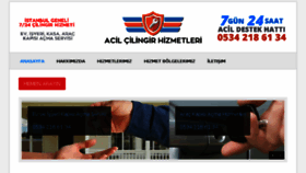 What Acilcilingirhizmeti.com website looked like in 2018 (6 years ago)