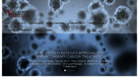 What Apacbiotech.com website looked like in 2018 (6 years ago)