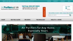 What Airpurifiers.com website looked like in 2018 (6 years ago)