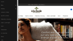 What Alamodeintimates.com website looked like in 2018 (5 years ago)