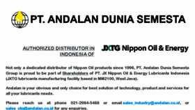 What Andalan.co.id website looked like in 2018 (6 years ago)