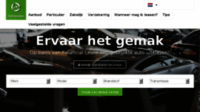 What Activalease.nl website looked like in 2018 (5 years ago)