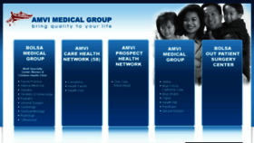 What Amvimedicalgroup.com website looked like in 2018 (6 years ago)