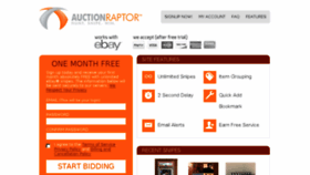 What Auctionraptor.com website looked like in 2018 (6 years ago)