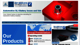 What Accumalux.com website looked like in 2018 (7 years ago)