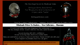 What Armor4sale.com website looked like in 2018 (6 years ago)