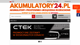 What Akumulatory24.pl website looked like in 2018 (6 years ago)