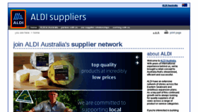 What Aldisuppliers.com.au website looked like in 2018 (6 years ago)