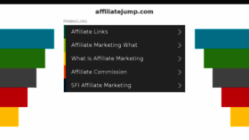 What Affiliatejump.com website looked like in 2018 (6 years ago)