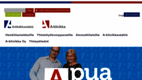 What A-klinikka.fi website looked like in 2018 (6 years ago)