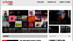 What A-tunes.net website looked like in 2018 (6 years ago)