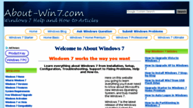 What About-win7.com website looked like in 2018 (6 years ago)