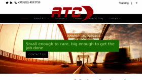 What Atc-logistics.ie website looked like in 2018 (5 years ago)