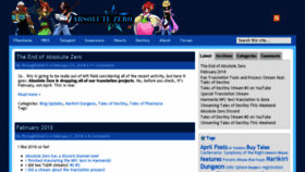 What Absolutezerotranslations.com website looked like in 2018 (6 years ago)