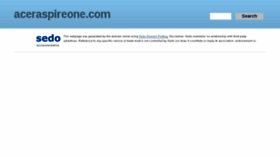 What Aceraspireone.com website looked like in 2018 (6 years ago)