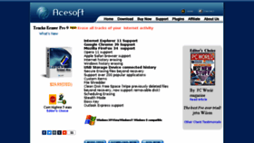What Acesoft.net website looked like in 2018 (6 years ago)