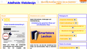 What Adelheids-webdesign.de website looked like in 2018 (6 years ago)