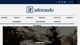 What Adorando.com.br website looked like in 2018 (6 years ago)