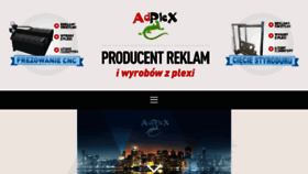 What Adplex.pl website looked like in 2018 (6 years ago)