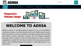 What Adssa.co.za website looked like in 2018 (6 years ago)