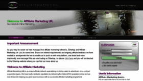 What Affiliatemarketing.co.uk website looked like in 2018 (6 years ago)