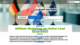 What Affiliates.nl website looked like in 2018 (5 years ago)