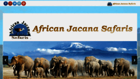What Africanjacana.com website looked like in 2018 (6 years ago)