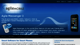 What Agilemobile.com website looked like in 2018 (6 years ago)