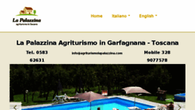 What Agriturismolapalazzina.com website looked like in 2018 (6 years ago)
