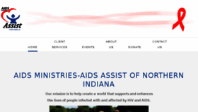 What Aidsministries.org website looked like in 2018 (6 years ago)