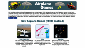 What Airplanegames.org website looked like in 2018 (6 years ago)
