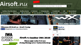 What Airsoft.nu website looked like in 2018 (6 years ago)