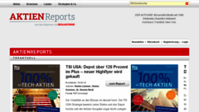 What Aktienreports.de website looked like in 2018 (5 years ago)