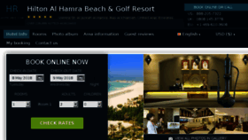 What Al-hamra-fort-resort.hotel-rez.com website looked like in 2018 (6 years ago)