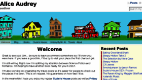 What Aliceaudrey.com website looked like in 2018 (6 years ago)