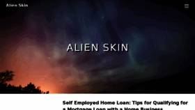 What Alienskin.co.uk website looked like in 2018 (6 years ago)