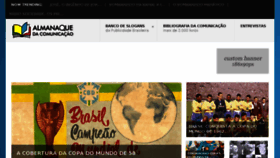 What Almanaquedacomunicacao.com.br website looked like in 2018 (5 years ago)