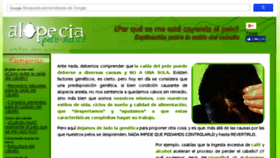 What Alopecia-pelo-salud.com website looked like in 2018 (5 years ago)