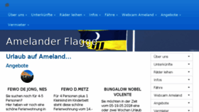 What Ameland-tips.de website looked like in 2018 (6 years ago)