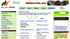 What Amimascota.com website looked like in 2018 (6 years ago)