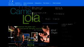 What Andthencamelola.com website looked like in 2018 (6 years ago)