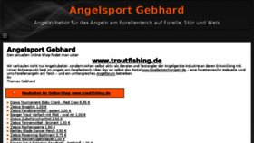 What Angelsport-gebhard.de website looked like in 2018 (6 years ago)